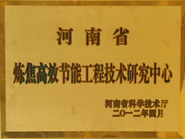 河南省炼焦高效节能工程手艺研究中心